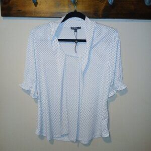 Adrianna Papell Dress top short sleeve Large